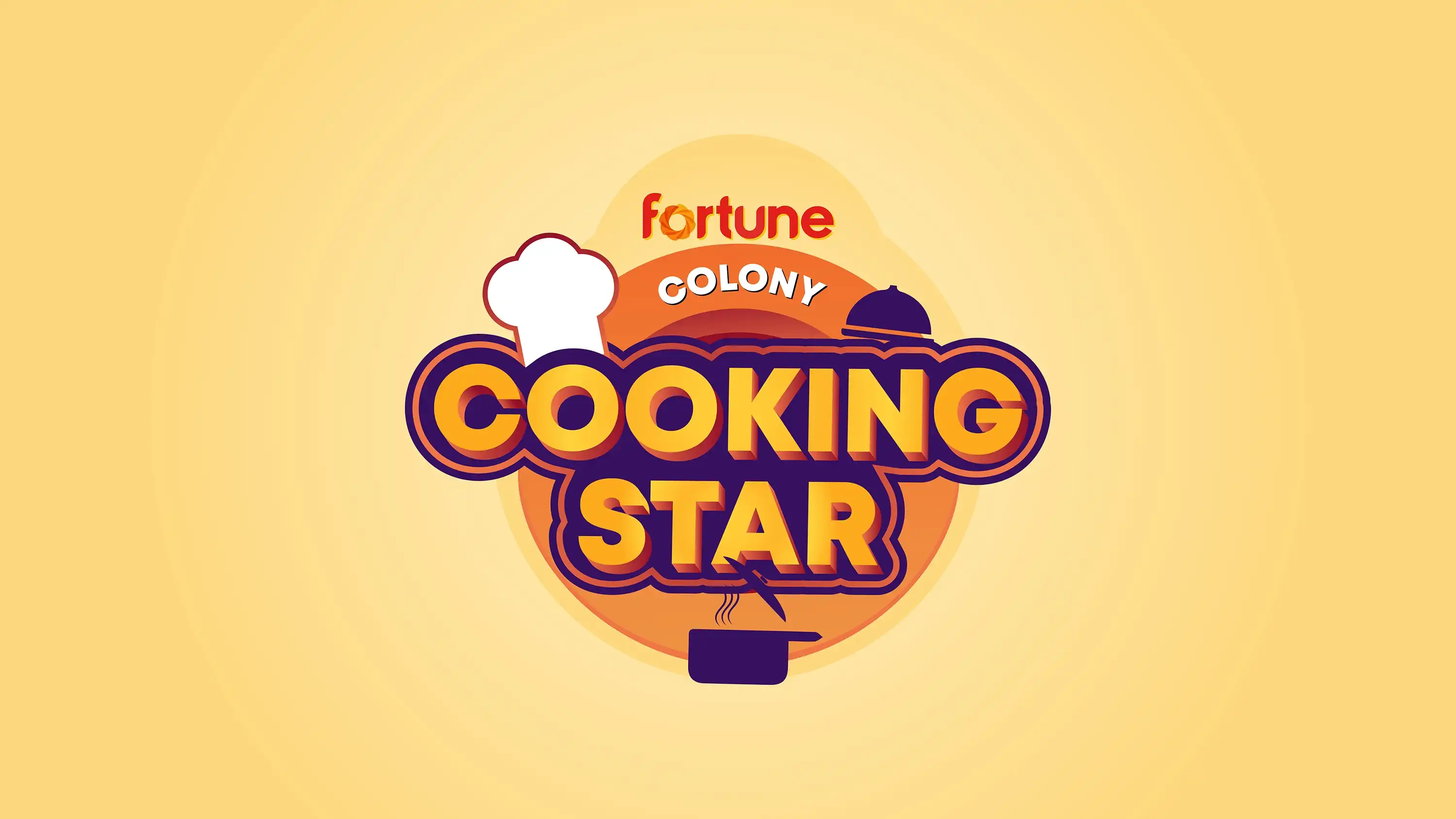 Fortune Cooking Star campaign mnemonic in orange and purple lettering.